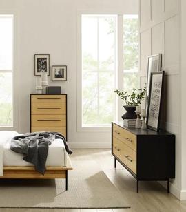 modern bedroom furniture with decor